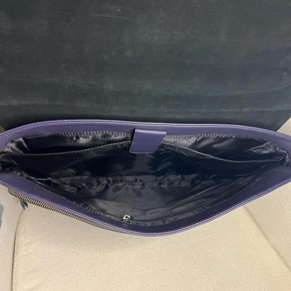 Gino Rossi Elegant Navy Leather Men's Bag